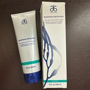 Arbonne Seasource Detox Spa Sea Mud Face & Body Mask 8 fl oz/236 ml NIB